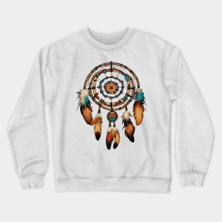 Boho Chic Western Country Southwestern Dreamcatcher Crewneck Sweatshirt